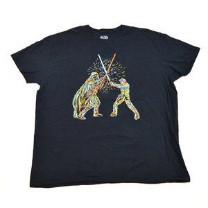 Star Wars Men's Spectrum Battle Classic T-Shirt Size 2X‎